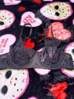 Black Lace Underwire Bralette - Women Intimates & Sleepwear